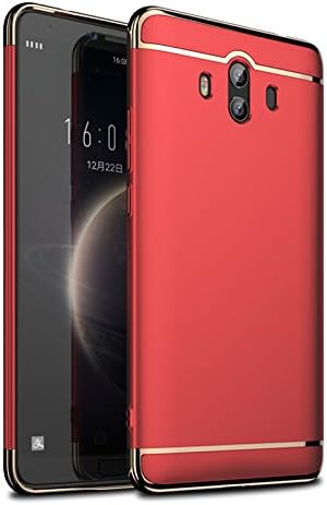 Huawei Mate 10 Case, Huabaina [ splicing design ] 360 Degree All-around Ultra Thin Full Body Coverage Protection For Mate 10 (Red)