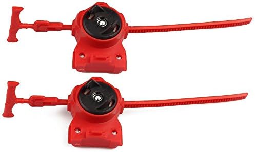 2pack/set Gyro Ripper / Light Launcher 2 / BeyLauncher, LL2 Launcher, with Ripcord,Red