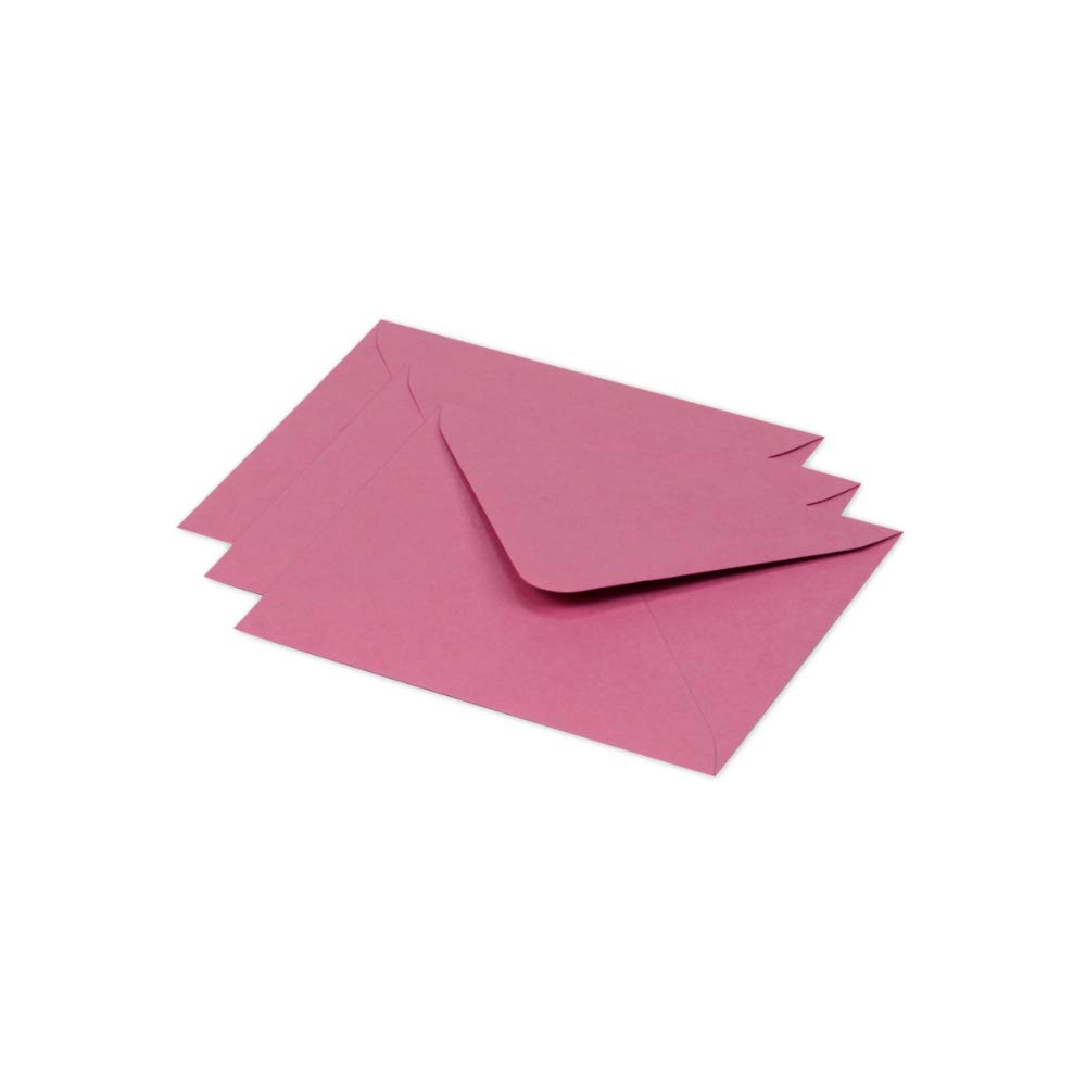 Clairefontaine 60155C Pack of 20 Gummed Envelopes Format 12,5x13,8cm 120g/m² Hydrangea Pink Invitation Events Correspondence Range Pollen Premium Smooth Paper