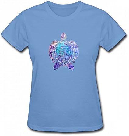 NAnhzD Space Sea Turtle Tshirt 3D Printing Cotton T-Shirts Tops Logo Best Quality Women's Tee Sky