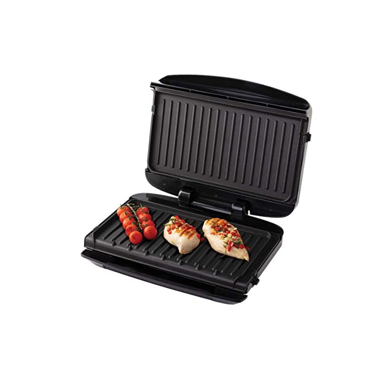 Foreman Medium Removable Plates Grill 24330, Black Mytoor