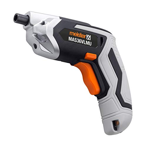 Meister Akkuschrauber 3,6 V, MAS36VLMU - 2,0 Ah - 12-teiliges Zubehör - Mit Ladestation - LED-Arbeitsleuchte - Ideal zum… – Bild 3