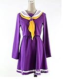 Koveinc Cosplay Costume for No Game No Life Shiro Costume