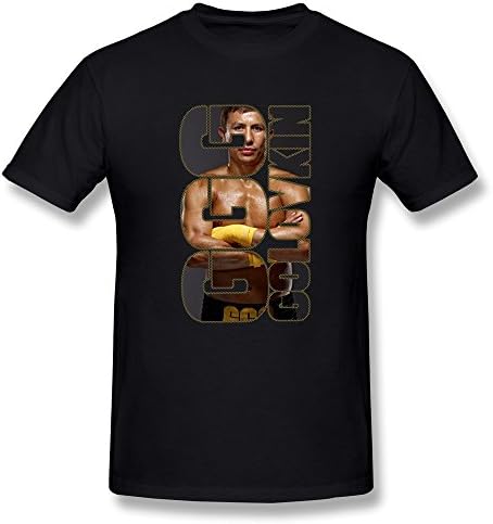 YvonneArt Men's WBA Golovkin GGG Big Logo Tees Black Large