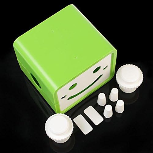 Tissue Box Cover Art Deco Cute Decorative Green Holder Cartoon Animal