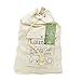HBlife Laundry Bag Backpack Spacious Drawstring Cotton Canvas with Strong Adjustable Shoulder Straps Washing Storage Organizer Travel Bag