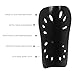 Sportly Youth Soccer Shin Guards - 6 Inch Length, 1/3 Inch Ultra Thick Foam Rubber Lining with Hard Cover to Protect Shins, Under Legging Ventilation,Shin Support Minimizes Injuries Small Black