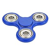 The Anti-Anxiety 360 Spinner Helps Focusing Fidget Toy [3D Figit] Premium Quality EDC Focus Toy for Kids & Adults T-Aannd Best Stress Reducer Relieves ADHD Anxiety and Boredom Ceramic Bearing (Blue)