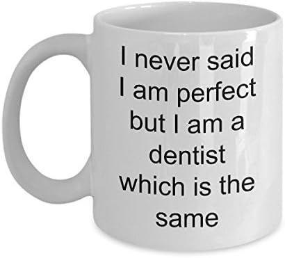 Funny Dentist Mug - Best Coffee Mugs For Future Pediatric Dentistry Student Gifts Dental School Dental Office Table Cup Retired Dentists Presents