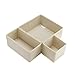 Avinee Foldable Non Woven Fabric Closet/Dresser Drawer Storage Organizer, for Underwear, Socks, Bras, Tights, Leggings - 3 Set