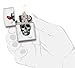 Zippo Spazuk Cardinal Resting on a Smoking Skull Design White Matte Lighter
