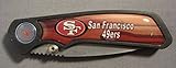 San Francisco 49ers Classic Abstract Logo Black Folding Pocket Knife