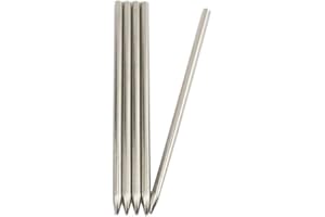 RuiLing 2-Pack Lacing Needles ID 2mm 4mm Length 3 Inch Stainless Steel Paracord Lacing Needles Bracelet Paracord Weaving Needles