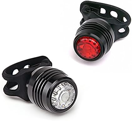 MestartUSB Ultra Bright Bike Light Set Bicycle Headlight and Taillight Portable Combination