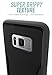 Smartish Galaxy S8+ Grip Case - Gripmunk Lightweight Protective Slim Samsung S8 Plus Cover (Silk) - Black Onyx