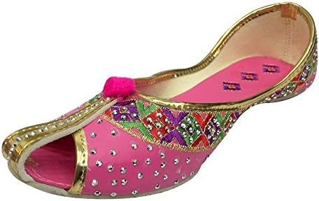 Step n Style Indian Beaded Sandals Ethnic Flat Sandals Mojari Bridal Sandals Juttis