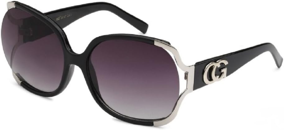 Vintage Women's Oversized Designer Eyewear - Celebrity Inspired Trendy High Fashion Sunglasses