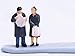 Jili Online People Figures/Bench Models/Lamppost Lights Models for HO Scales Layout Accs