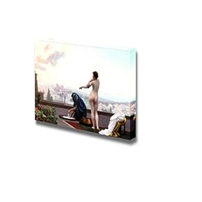 Bethseba by Jean-Léon Gérôme - Canvas Print Wall Art Famous Oil Painting Reproduction - 12" x 18"