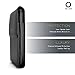 iPhone 6 Pouch Case, CellBee Apple iPhone 6 4.7 Inch Premium Leather Pouch Sleeve Carrying Case with Belt Clip Holster for Apple iPhone 6 4.7 Inch (Perfect Fits with Otterbox Commuter / Defender Case on Lifeproof Case on) (Vertical Black)