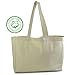 Natural Color Cotton Tote Bag, perfect for beach, grocery shopping, craft projects - extra thick, large, durable,washable,100% cotton