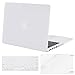 MOSISO Case Only Compatible with MacBook Pro Retina 13 inch (Models: A1502 & A1425) (Older Version Release 2015 - end 2012), Plastic Hard Shell Case & Keyboard Cover & Screen Protector, White