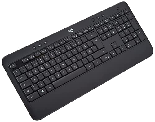 Logitech MK540 Advanced Combo Tastiera e Mouse Wireless per Windows, Layout Tedesco QWERTZ - Nero