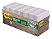 Post-it Super Sticky Recycled Notes, 3x3 in, 24 Pads, 2X The Sticking Power, Bali Collection, Pastel Colors (Lavender, Apricot, Blue, Pink, Mint), 30% Recycled Paper (654-24NH-CP)