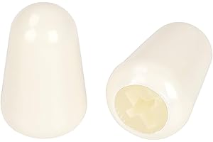 Banworks 3 Way Guitar Switch Cap 5 Way Guitar Switch Tip for Fender/Squier Strat ST Tele Electric Guitars Pack of 2 JT/DWQM-05 Vintage White