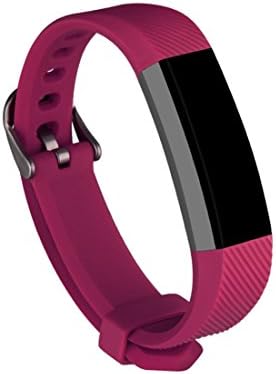 Fitbit Alta Bands,Prosrat 12pcs Replacement Bands with Buckle Clasp for Fitbit Alta HR (2017) and Fitbit Alta (2016) Both (Fuchsia, Buckle Clasp)