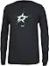 NHL Dallas Stars Men's Jersey Crest Long Sleeve Tee, Large, Black