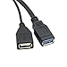 ChenYang USB 3.0 Splitter Y Cable USB 1 Male to 2 Female Extra Power Data Extension Cable for 2.5