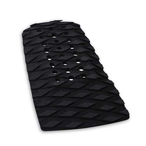 Meanhoo Surfboard Traction Pads, 1 Pcs Non Slip Grip Surf Stomp Pad with 3M Adhesive for Surfing, Skimboards, Paddle Board, Longboard, Shortboard, Black - Thumbnail 3