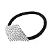 TOOGOO(R) Silver Plated Diamond Shape Elastic Band Hair Tie Ponytail Holder