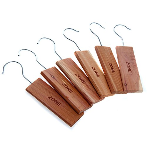 Buy Cedar Wood Hanger by Home Zone Moth Repellent Hanging Cedar Wood Block with Odour