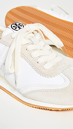 Buyr.com | Fashion Sneakers | Tory Burch Women's Hank Sneakers, Snow White/Beige, 9 Medium US