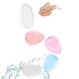 Washable Silicone Sponge Gift Set Jelly Applicator for Cream Gel Foundation - Face Silisponge Cosmetic Beauty Makeup Tools Blender by STSTECH (5PACK )