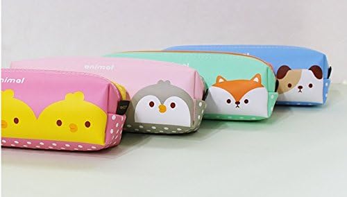 Amazon かわいい 動物 ハンドル ペンケース 韓国 文具類 学生 女性 子供 おすすめ デザイン ペンポーチ 筆箱 韓国 母の日ギフトに大人気 筆記用具 学校 新生活 人気のある 感性 同心 ホットピンク ペンケース 文房具 オフィス用品