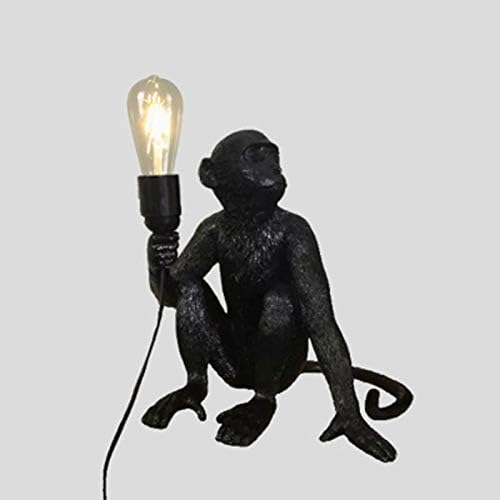 vintage monkey table lamp