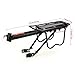 Viment 110 lbs Capacity Bicycle Rear Rack Adjustable Pannier Bike Luggage Cargo Rack Bicycle Carrier Racks with Reflective Logo