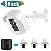 Blink XT2 Camera Wall Mount Bracket, Hard Protective Case and Metal Mount for Blink XT2 Blink XT Cameras Weather Proof Adjustable Indoor Outdoor Mount and Cover for Blink Home Security (3 Pack, White) primary