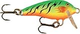 Rapala Mini Fat Rap 03 Fishing lure, 1.5-Inch, Firetiger