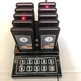 SHIHUI 10 Pager buzzers 1 keypad Queue Number Call