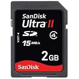SanDisk 2GB ULTRA II SD Secure Digital Card (SDSDH-002G, bulk package)
