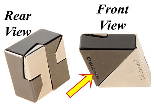 DIAMOND Hanayama Cast Metal Brain Teaser Puzzle _ New 2017 Design _ Level 1 Difficulty Rating