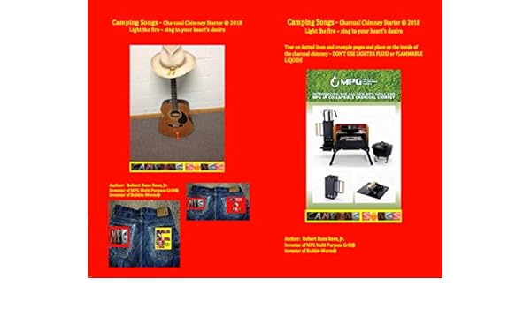 Camping Songs Charcoal Chimney Starter Light The Fire Sing To