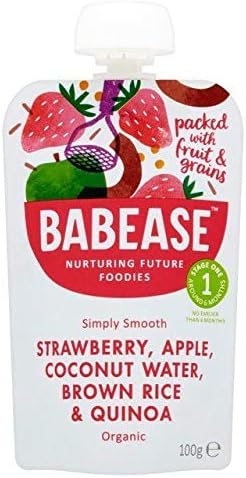 Babease | Strawberry;Apple Coconut Water | 8 x 100g