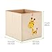 EZOWare Set of 3 Foldable Fabric Basket Bin, Collapsible Storage Cube for Nursery Home, Kids and Toddlers (10.5 x 10.5 x 11 inch, Assorted)