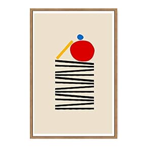 signwin Framed Canvas Wall Art Geometric Illustration Canvas...