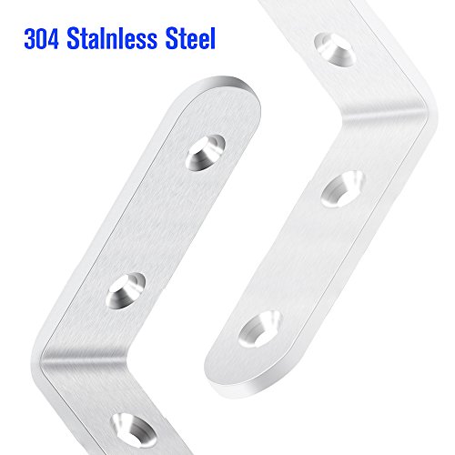 2 LuckIn+Brackets+Stainless+Furniture+Shelves